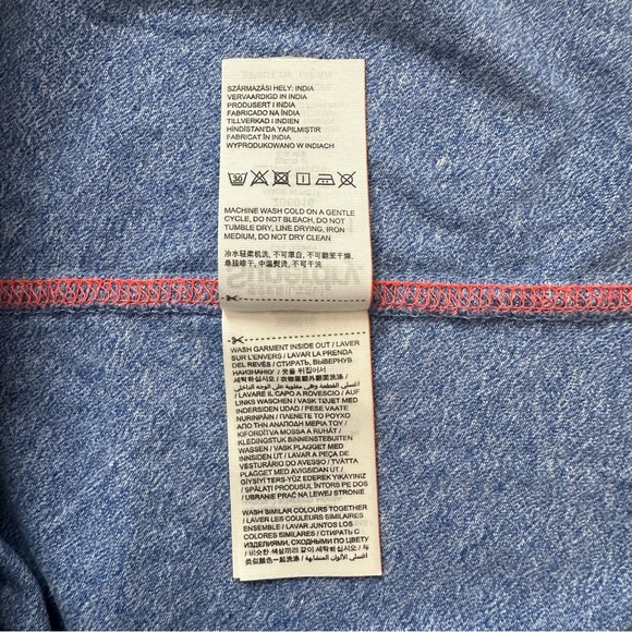 Vintage SuperDry Men’s Orange Label Blue Tee 2XL - Picture 9 of 9